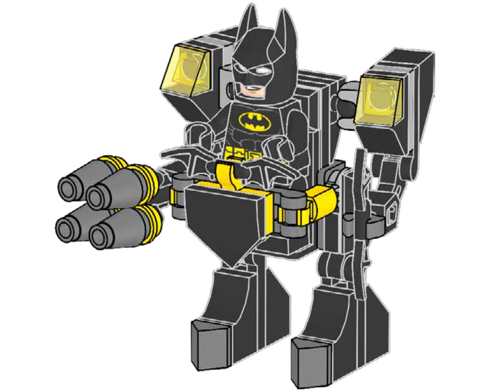 Lego Batman and Mega Mech