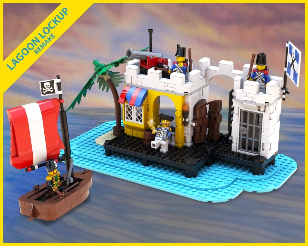 Lego Pirates: Lagoon Lockup - Remake