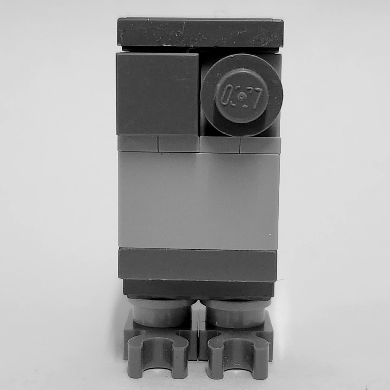 Lego GNK Power Droid (Gonk) - Light Bluish Grey Body, Dark Bluish Grey Legs