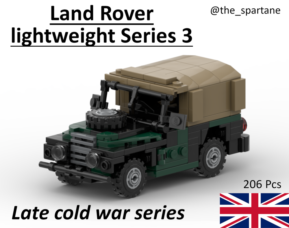 Lego Land Rover lightweight series 3