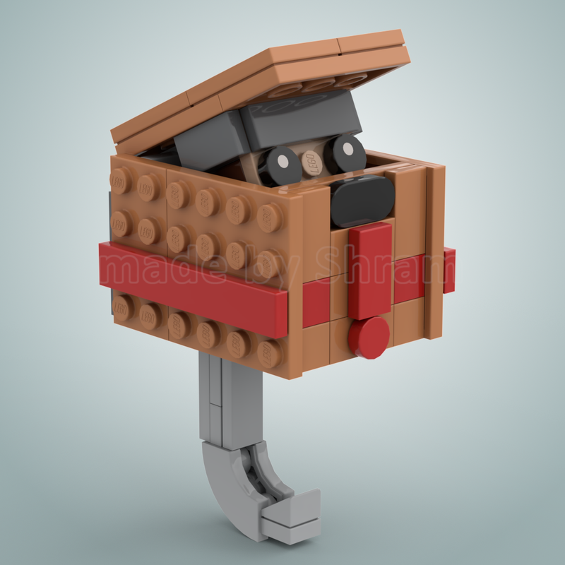 Lego Snake Cardboard Box - Key Holder