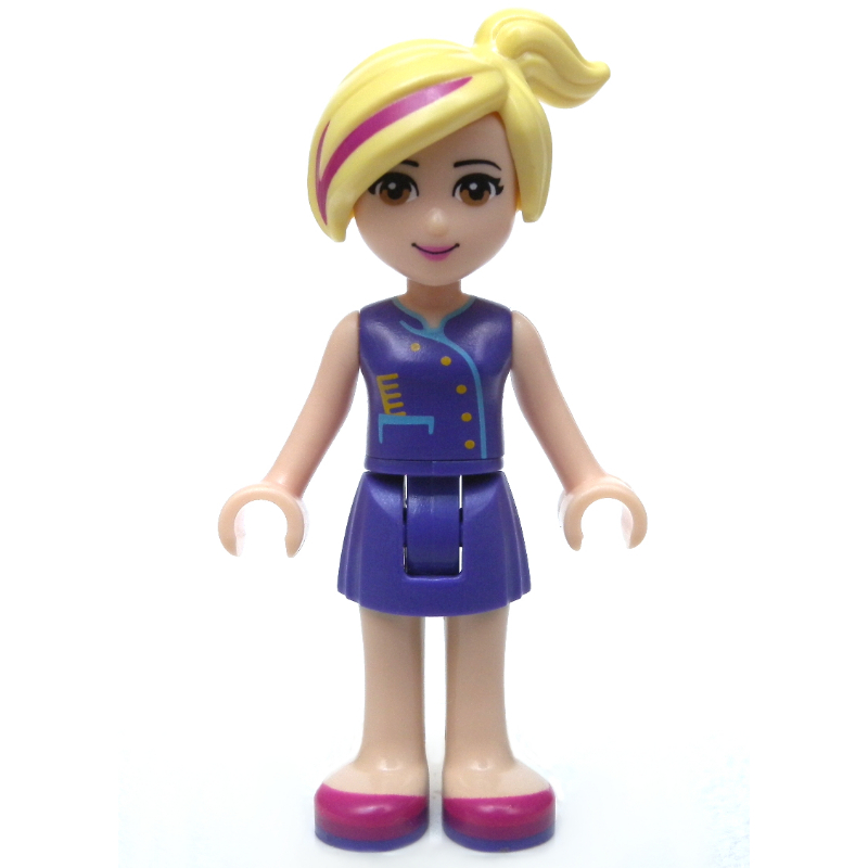 Lego Natasha - Dark Purple Top, Dark Purple Skirt