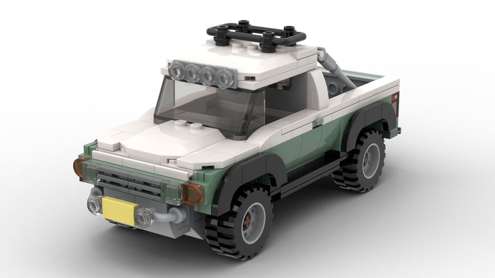 Lego 8 stud wide pickup truck