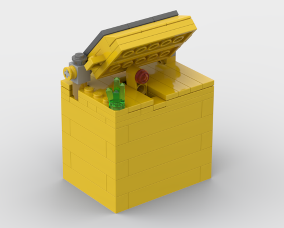 Lego Monster In Treasure Chest Kinetic Sculpture