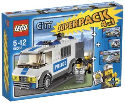 Lego City Super Pack 4 in 1