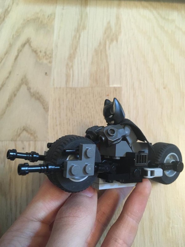 Lego Batpod (Rolling Sideways)