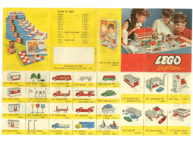 Lego 1961 Italian