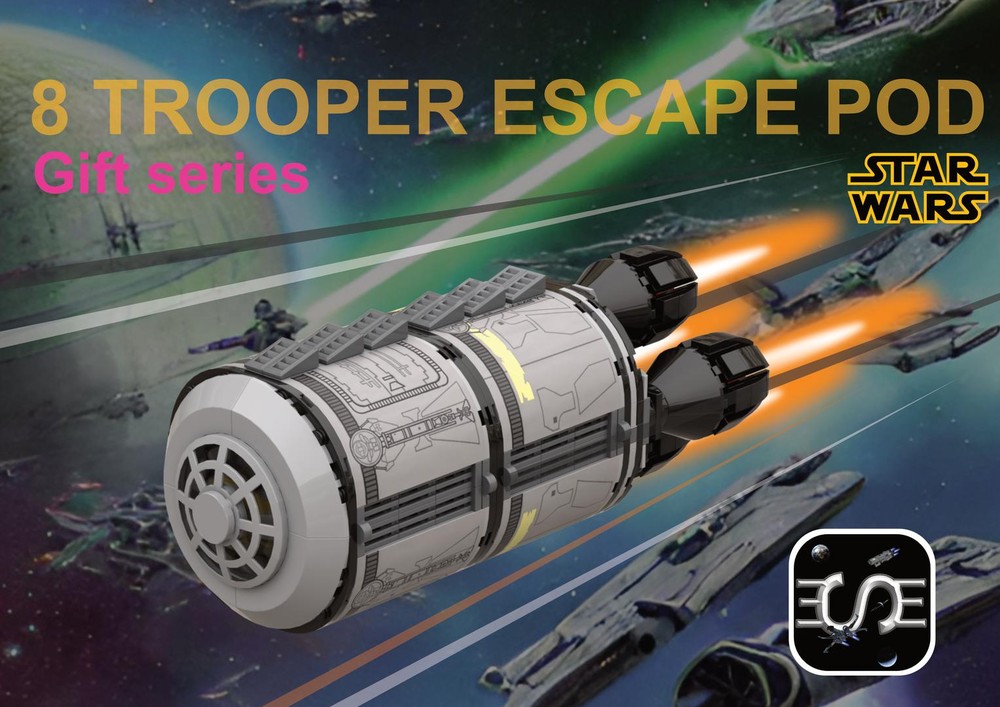 Lego 8 Trooper Escape Pod-Gift Series