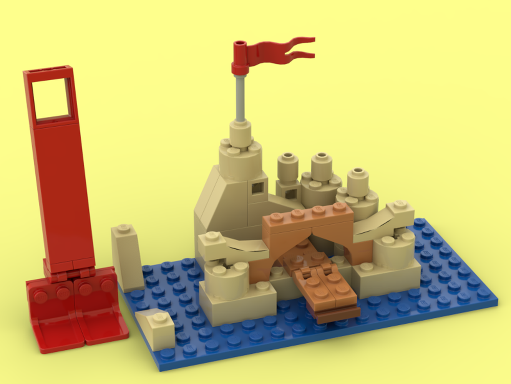 Lego Sandcastle