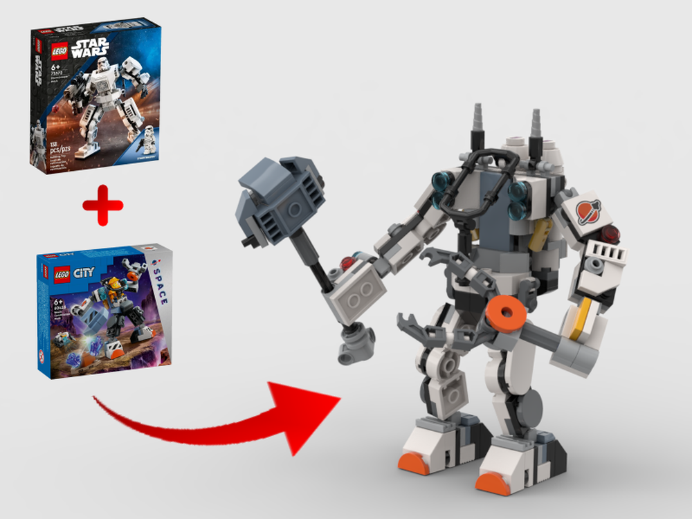 Lego Spacetrooper Construction Mech