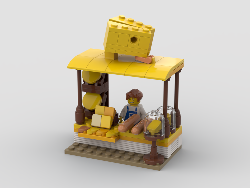 Lego Cheese stand