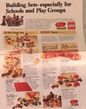 Lego 1981 Small Dacta Foldout