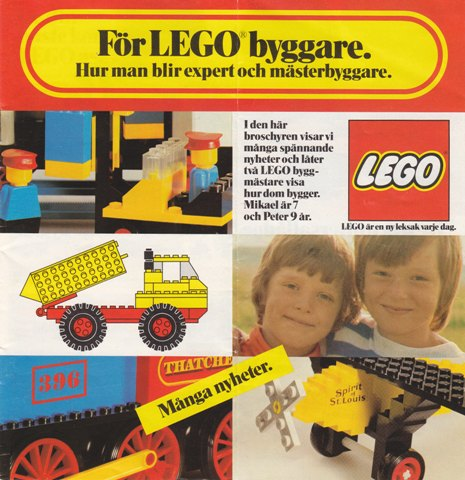 Lego 1976 Large Swedish - För LEGO byggare (98416-Sv)