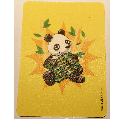 Lego Game Card, Duplo Memory Game - Panda / [No Color/Any Color]
