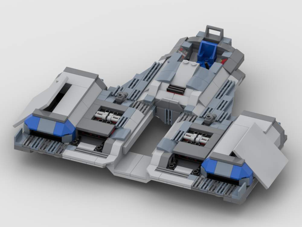 Lego MOC - Galactic Racer - Blue Ice!