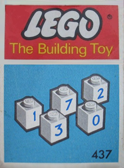Lego 50 numbered bricks (The Building Toy)