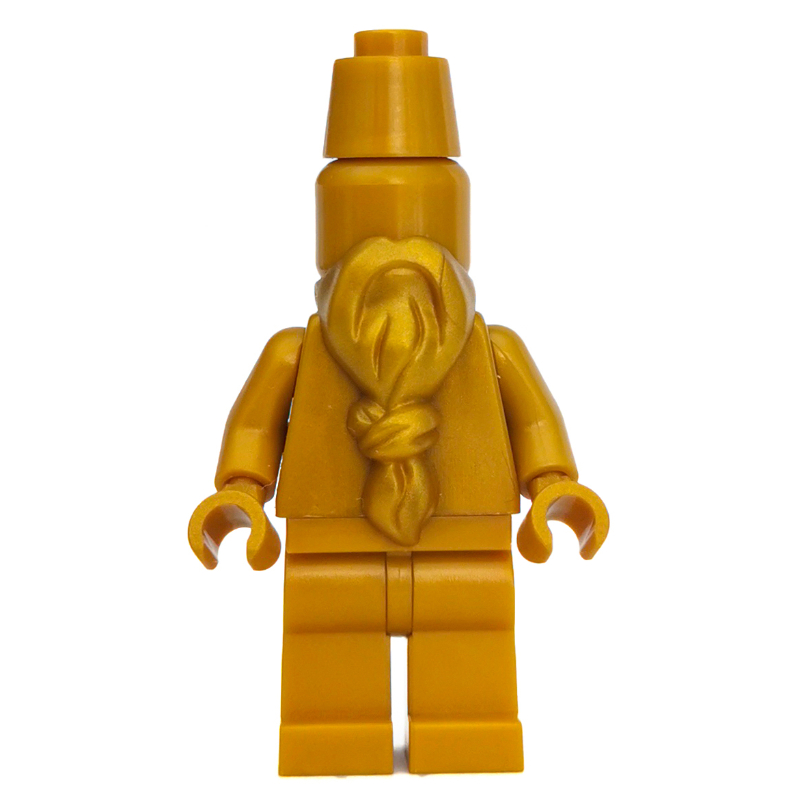 Lego Statue, Wizard, Tied Beard