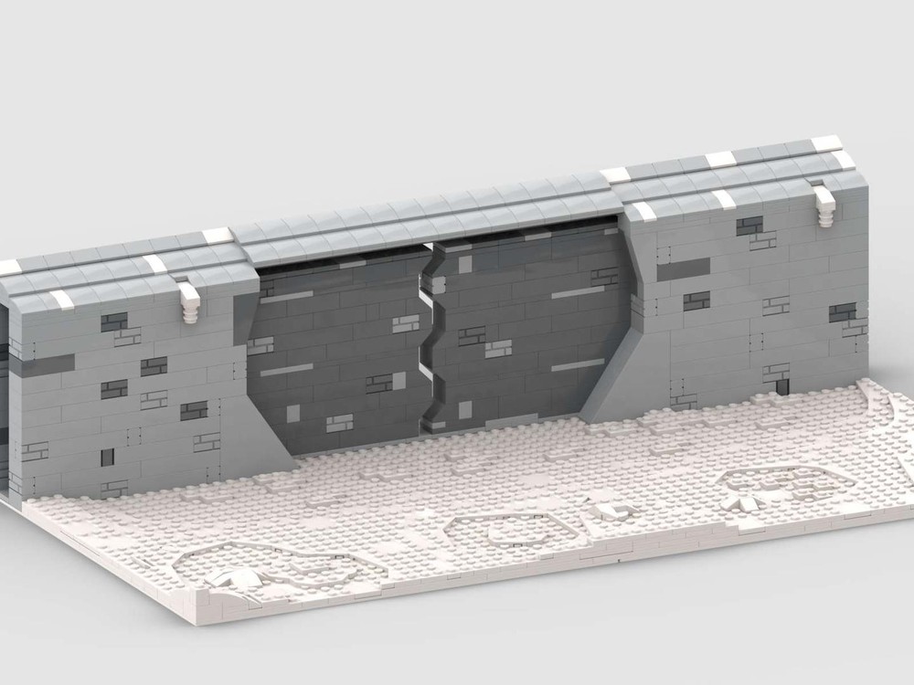 Lego Hoth Rebel Bunker MOC (Front gate)