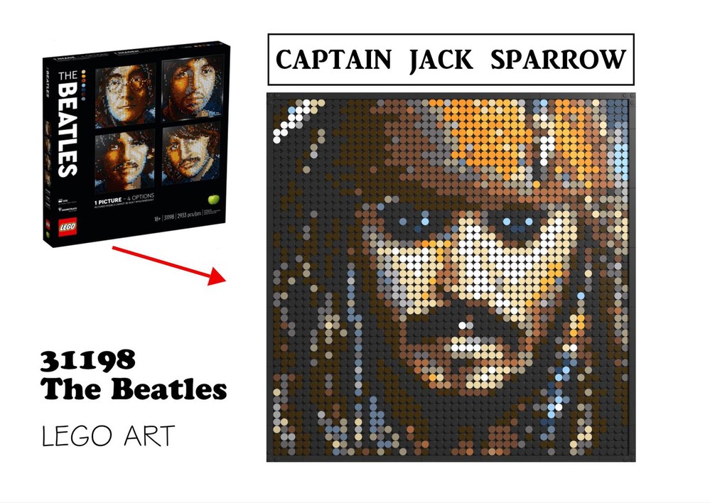 Lego 31198 - CAPTAIN JACK SPARROW
