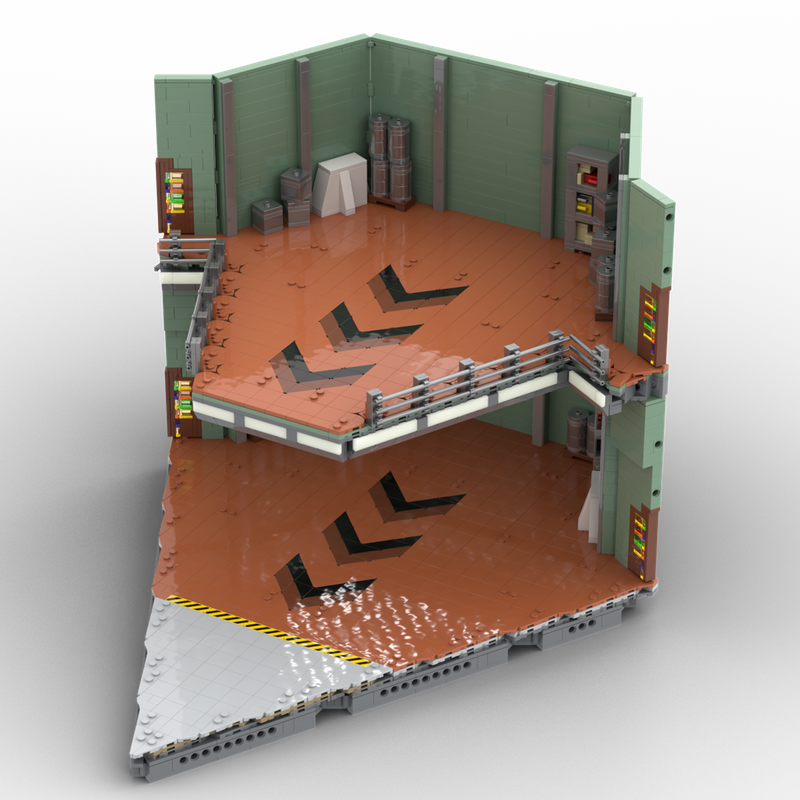 Lego Stargate Atlantis Puddle Jumper Bay (type A)