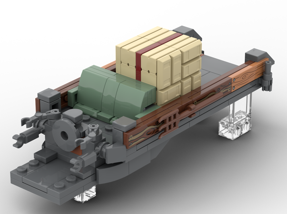Lego Farm transporter - minifig scale