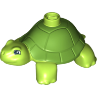 Lego Duplo Animal Turtle with Green Back / Lime