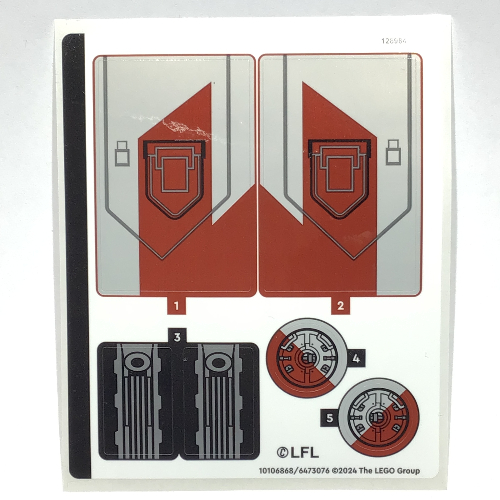 Lego Sticker Sheet for Set 75362-1 / [No Color/Any Color]