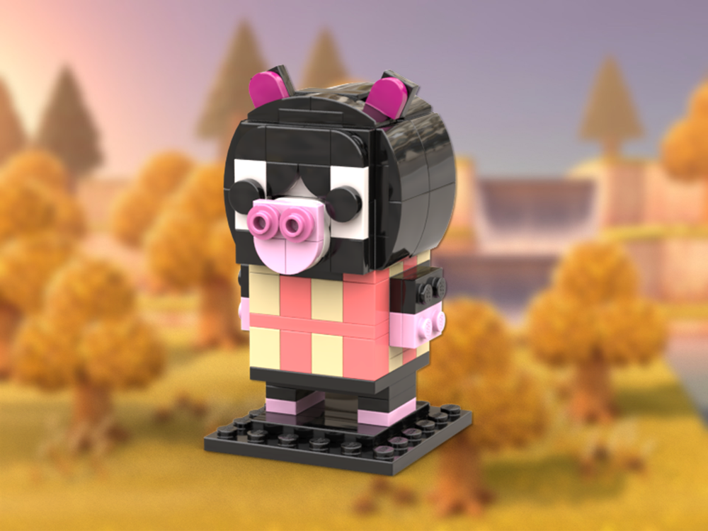 Lego Agnes Brickheadz (From Animal Crossing)