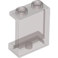 Lego Panel 1 x 2 x 2 [Side Supports / Hollow Studs] / Trans-Brown