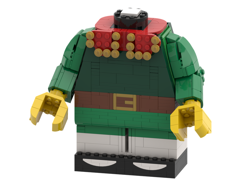 Lego Up-Scaled LEGO Minifigure - Elf Girl Costume