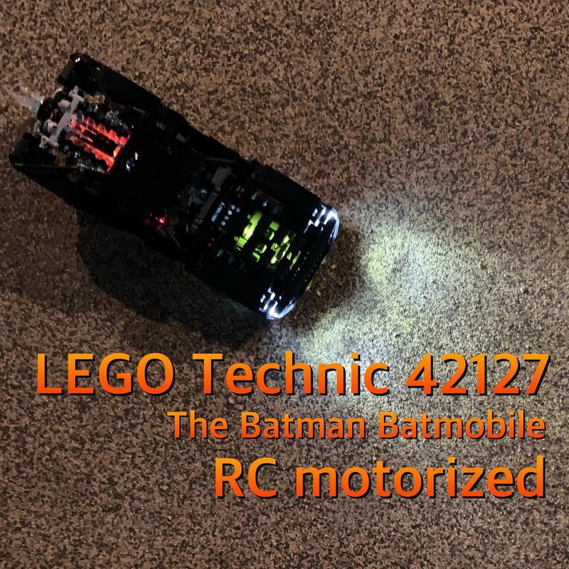 LEGO technic 42127 The batman batmobile RC motorized