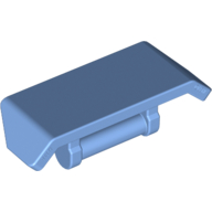Lego Spoiler 2 x 4 with Handle [Plain] / Medium Blue