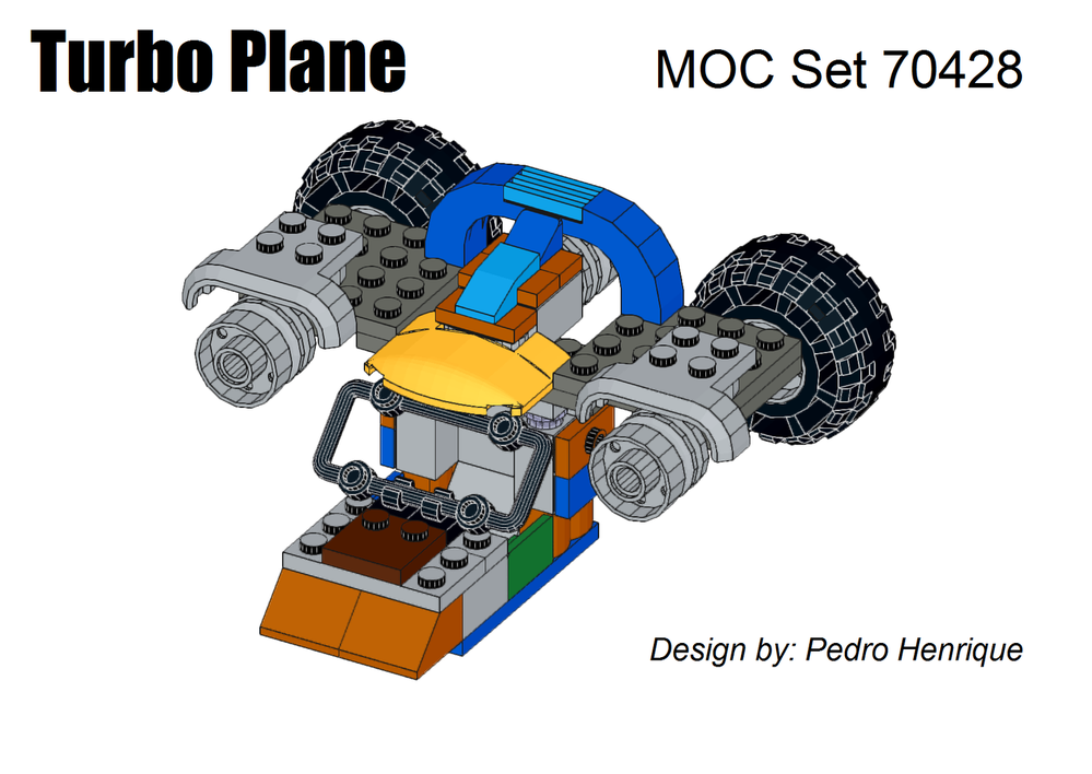 Lego Turbo Plane - MOC 70428