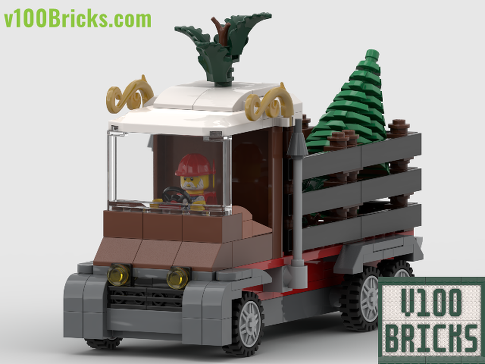 Lego Christmas Tree Delivery Truck