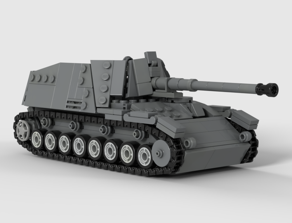 Lego WW2 Nashorn Tank