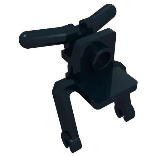Lego Tricycle Body Front Fork / Handlebars / Black