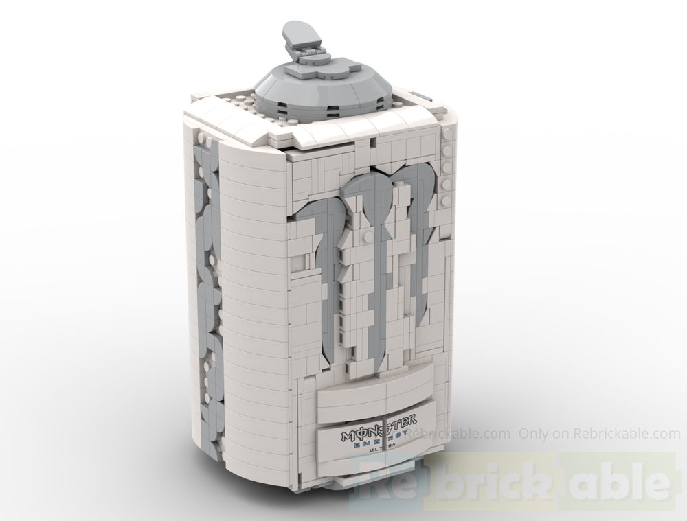 Lego White Monster can