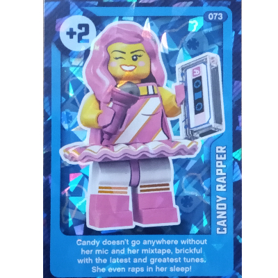 Lego Trading Card, Create the World Living Amazingly - Candy Rapper (Foil)