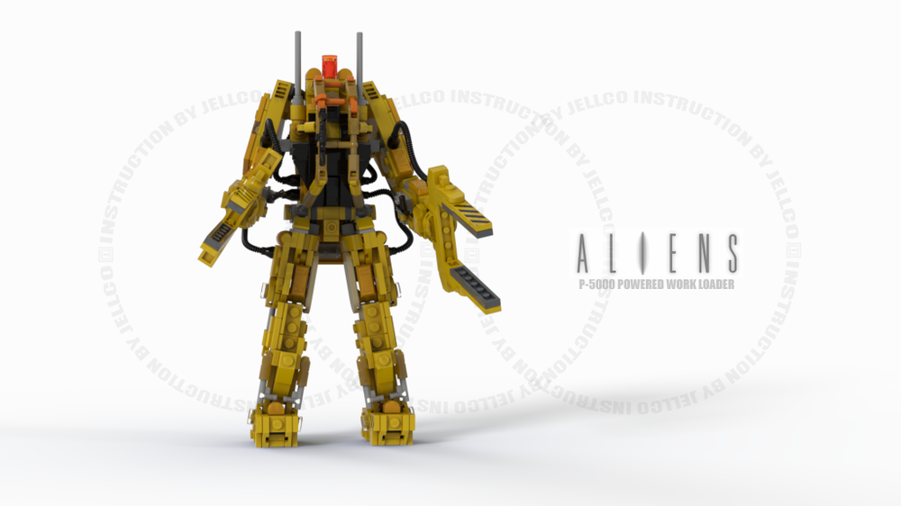 Lego Micro Aliens Series PART V: Mini size P-5000 powered work loader