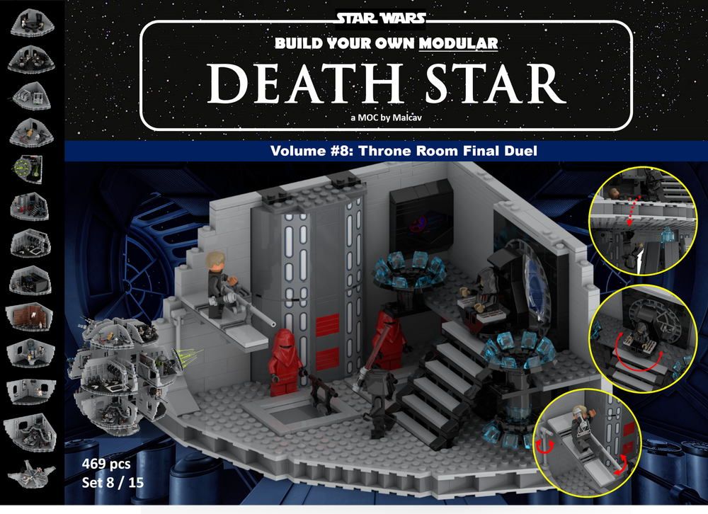 Lego Modular Death Star Volume #8: Throne Room final Duel