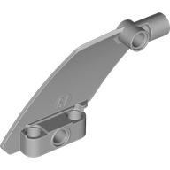 Lego Technic Panel Curved 5 x 7 Parallelogram Left / Light Bluish Gray