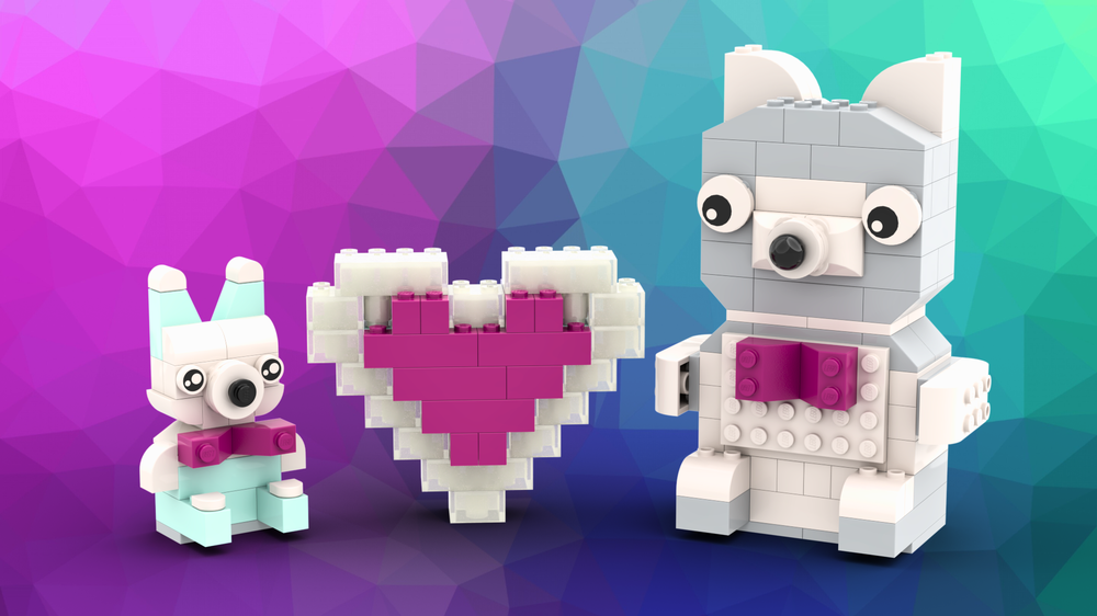 Lego 11033 Heart, Teddy bear and Bunny
