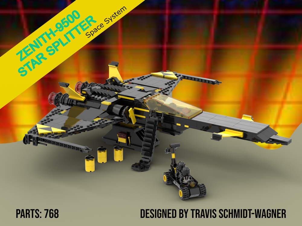 Lego Zenith-9500 Star Splitter (Blacktron Version)