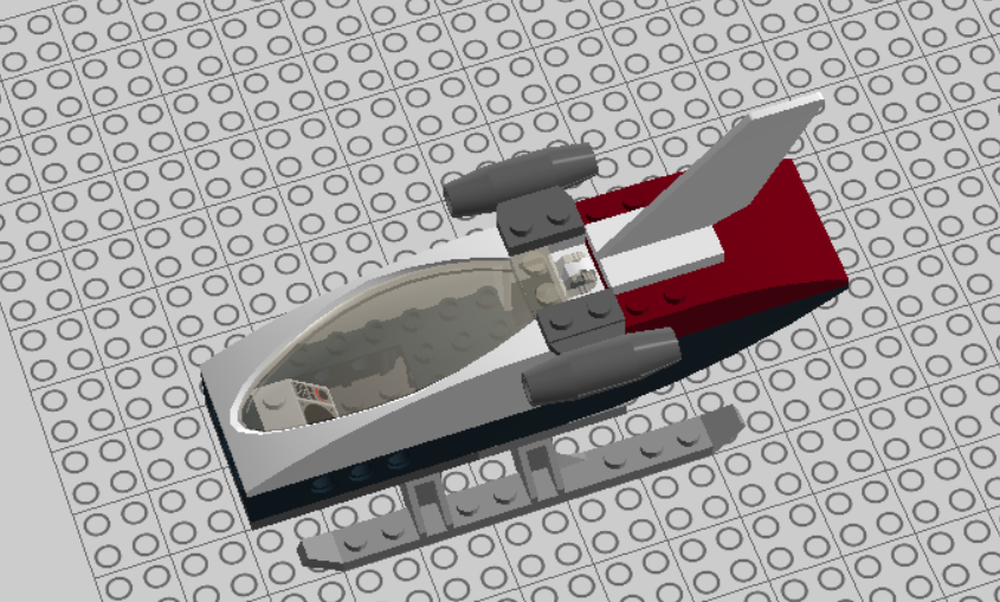 Lego ski swoop speeder