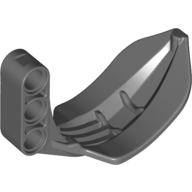 Lego Technic Grabber Arm Claw with 3L Thick Beam [Type 2] / Dark Bluish Gray