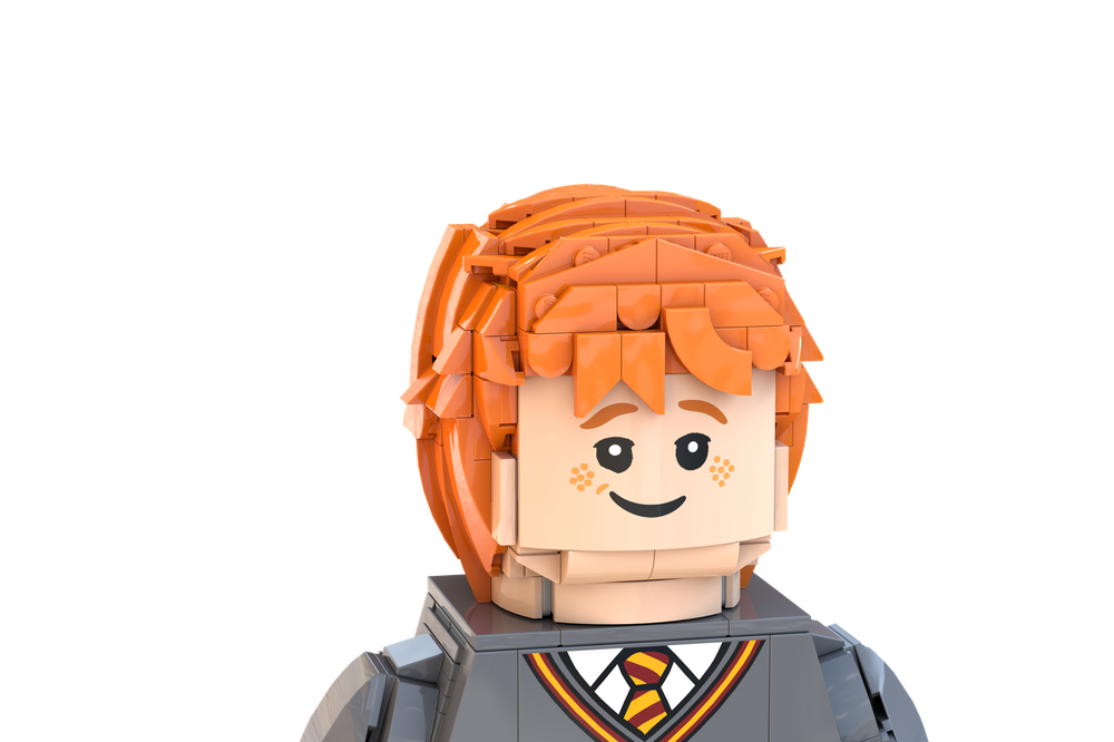 Lego Ron Head and Hermione skirt