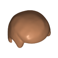 Lego Hair Smooth / Dark Nougat