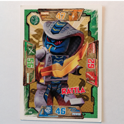 Lego Trading Card, Ninjago Game Series 1 [German] - 89 Rattla