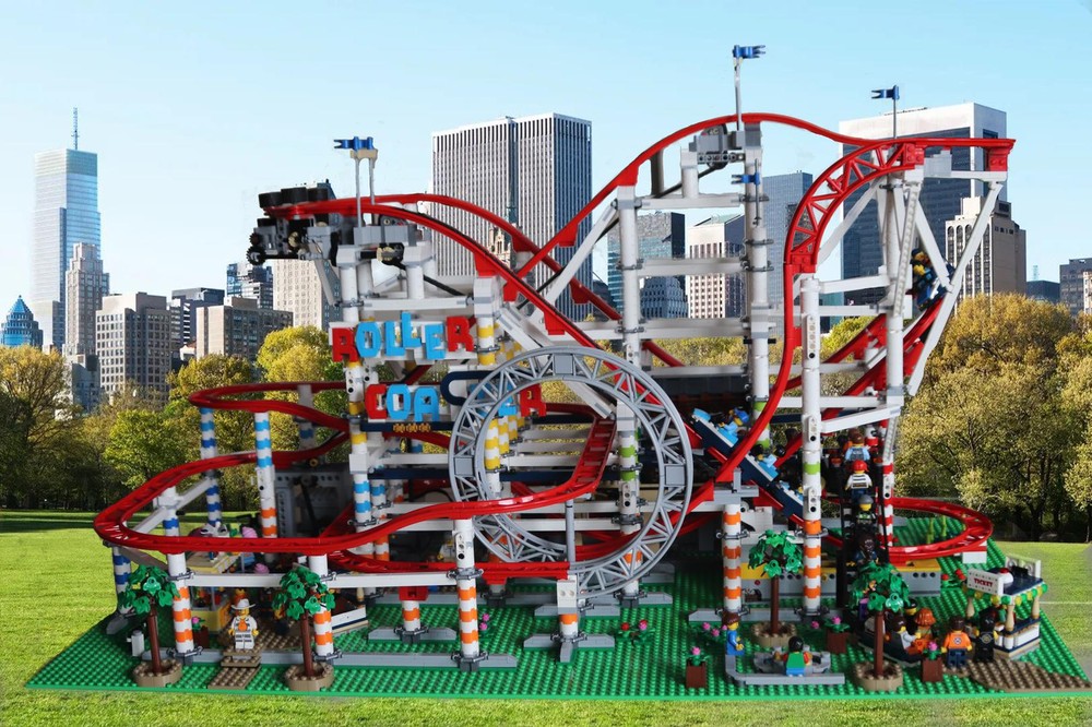 Lego Dual chain Roller Coaster
