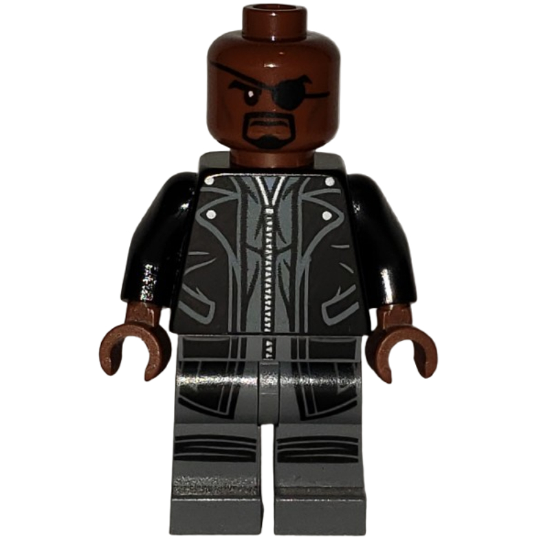 Lego Nick Fury in Long Leather Coat